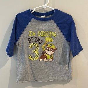 3rd Birthday Paw Patrol Shirt
